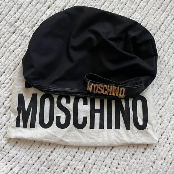 Moschino Vintage Black Wrist Strap Bag - Picture 7 of 8